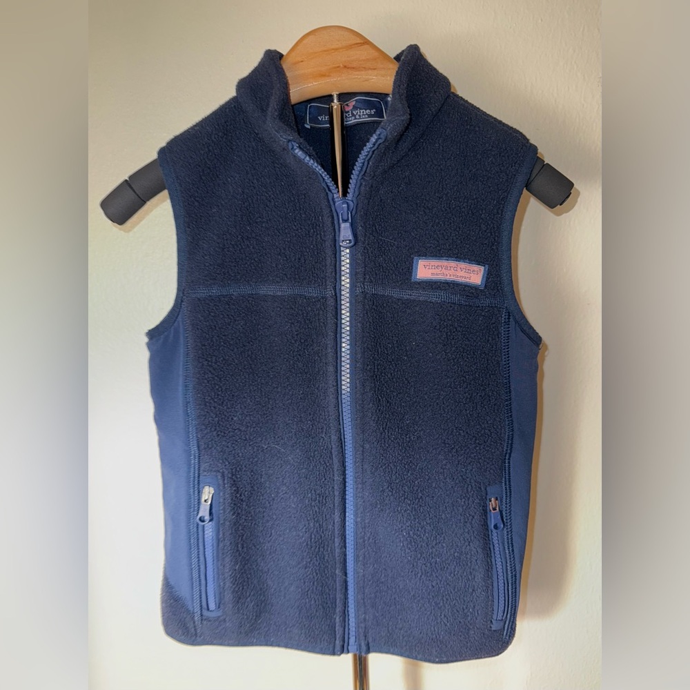 Vineyard Vines Harbor Fleece vest, size 4T